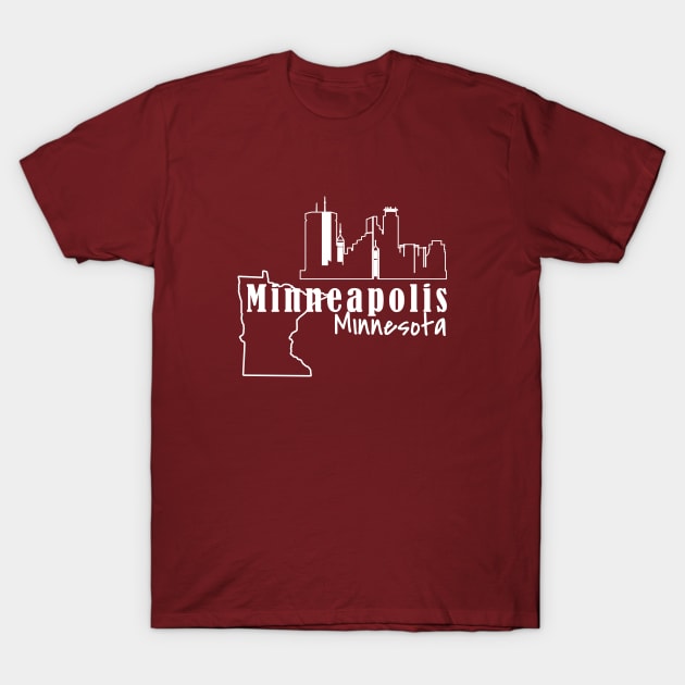 Minneapolis T-Shirt by DimDom